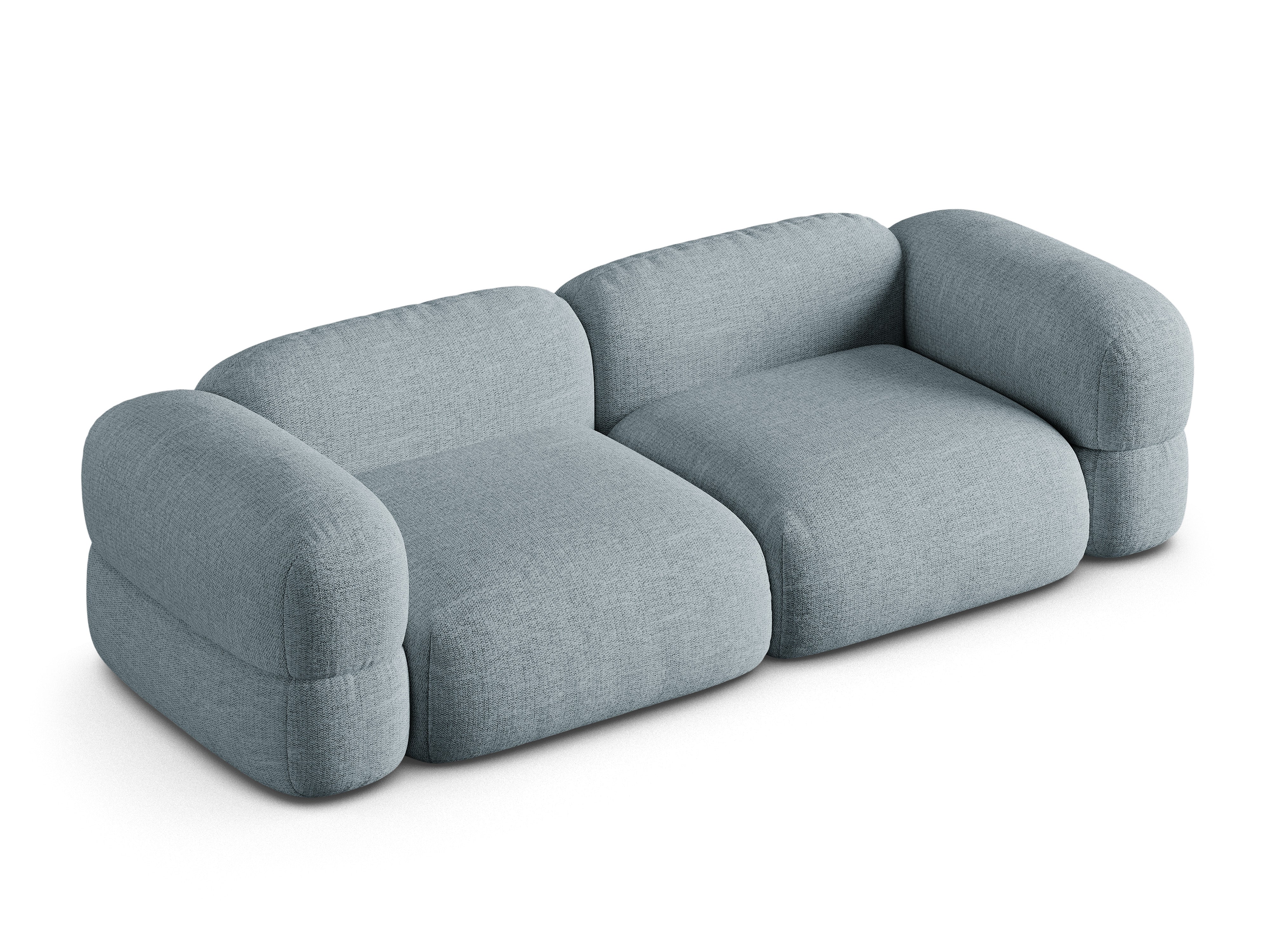 Sofa 4-osobowa ROGER błękitny szenil