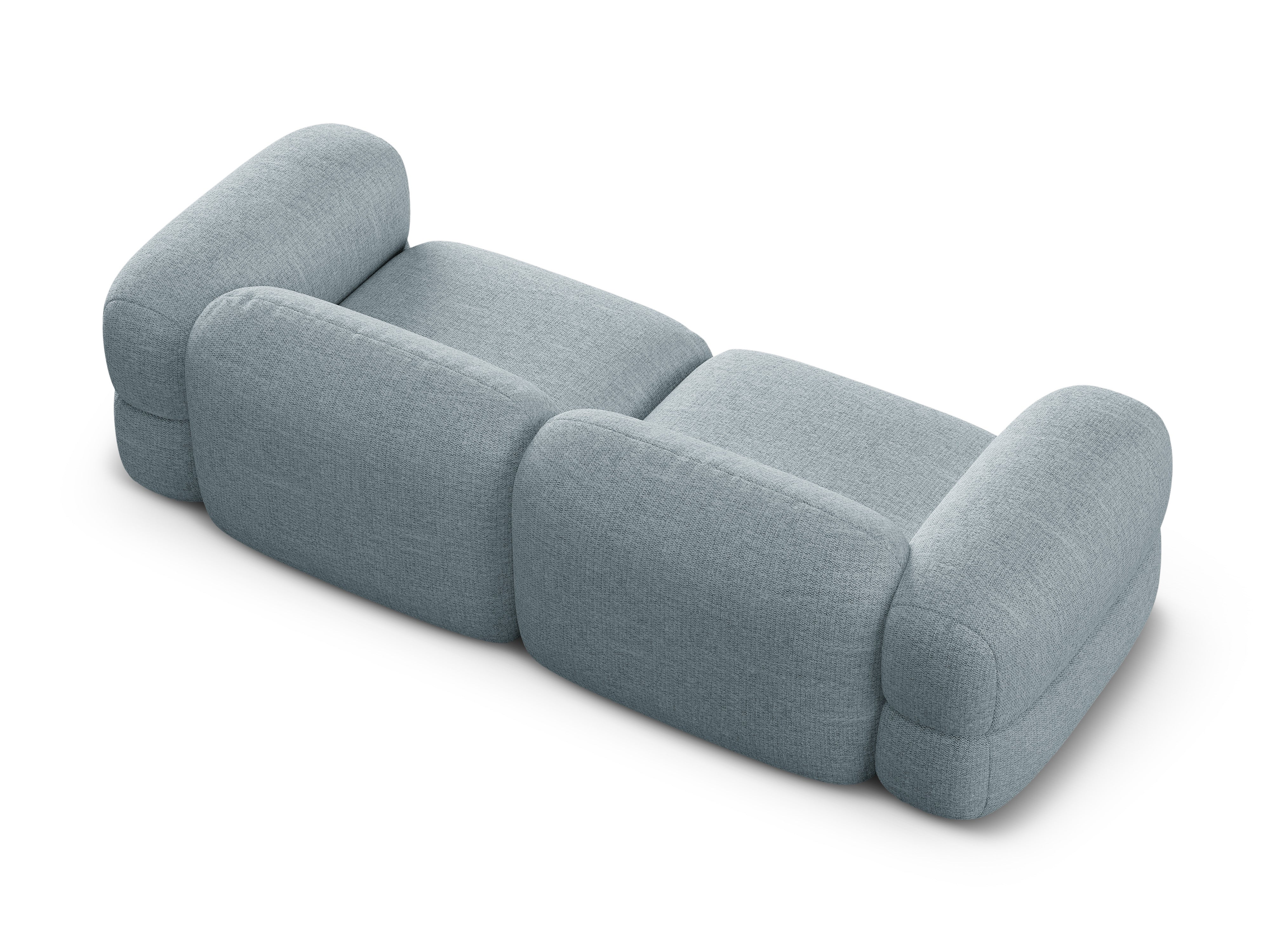 Sofa 4-osobowa ROGER błękitny szenil