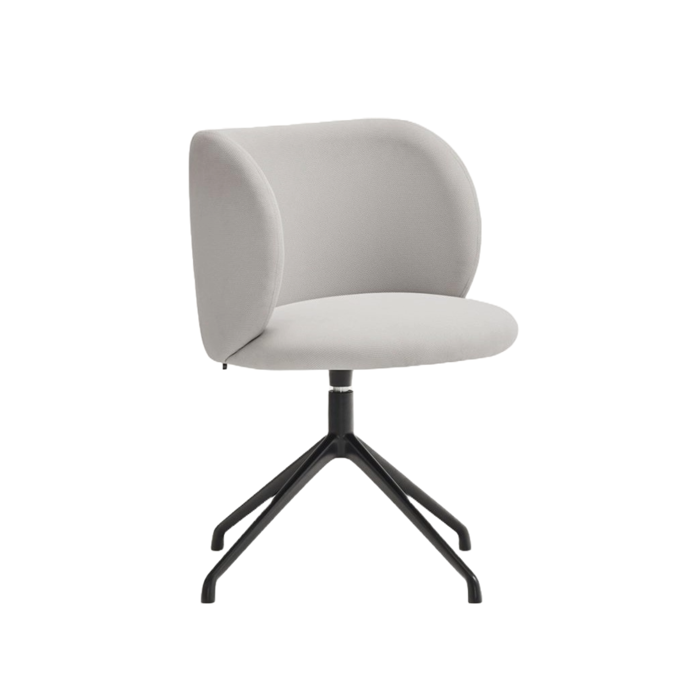Krzesło obrotowe MOGI jasnoszary z czarną podstawą Teulat    Eye on Design