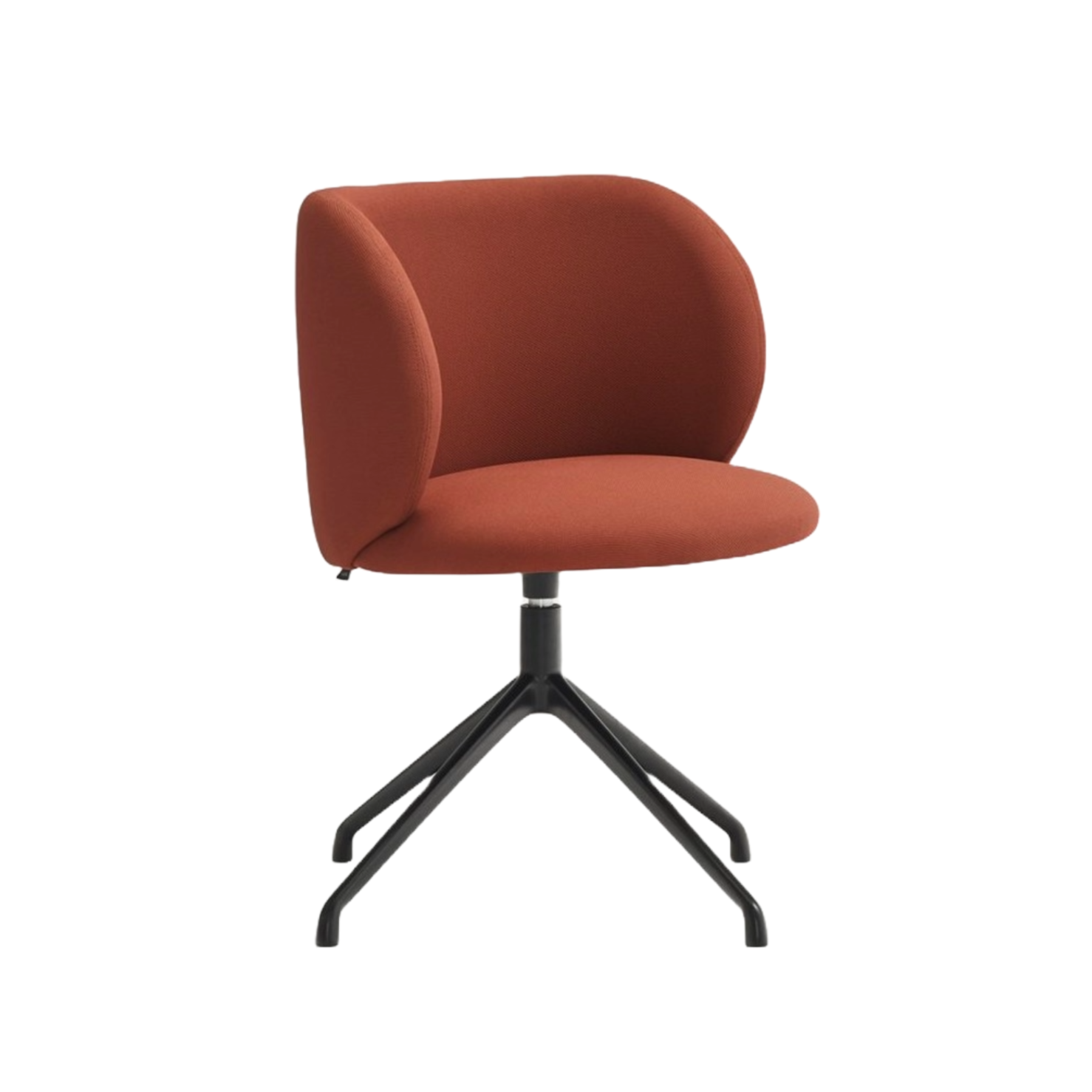 Krzesło obrotowe MOGI czerwony z czarną podstawą Teulat    Eye on Design