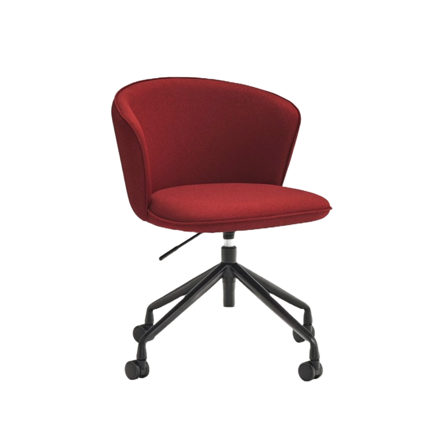 Krzesło na kółkach ADD czerwony Teulat    Eye on Design