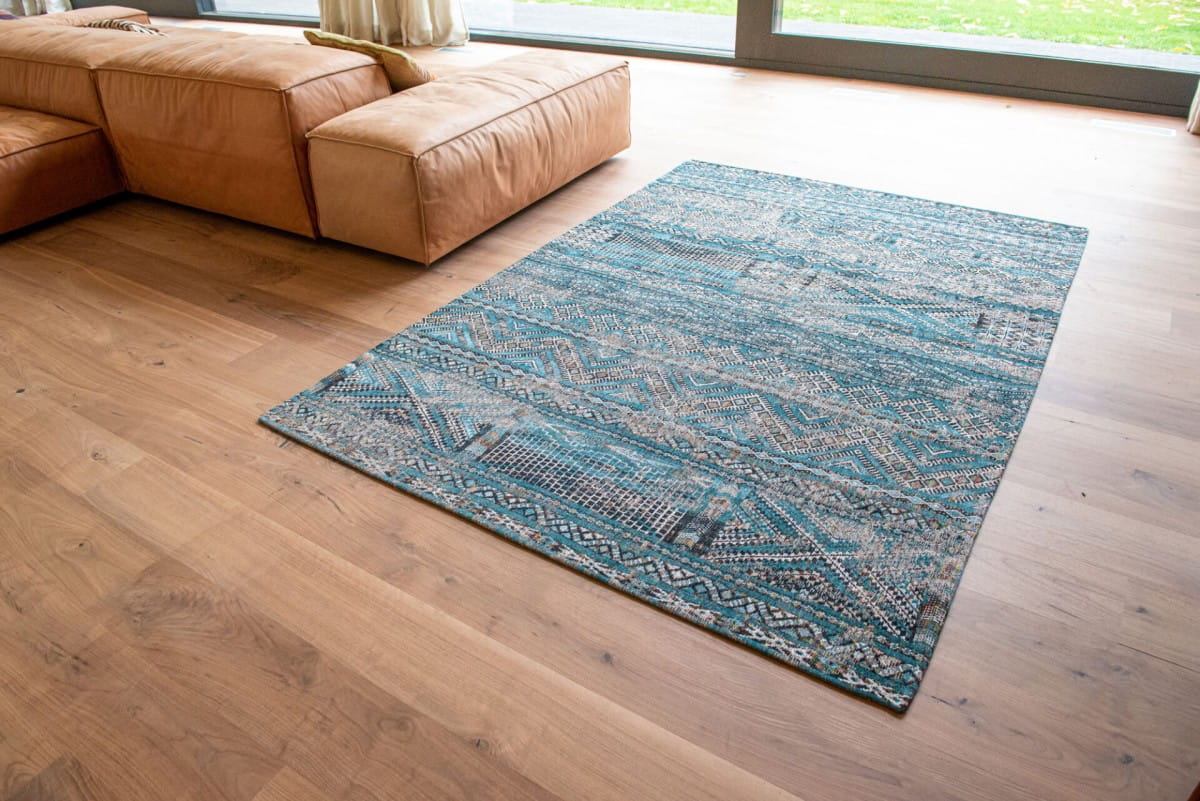 Dywan KILIM ZEMMURI BLUE błękitny