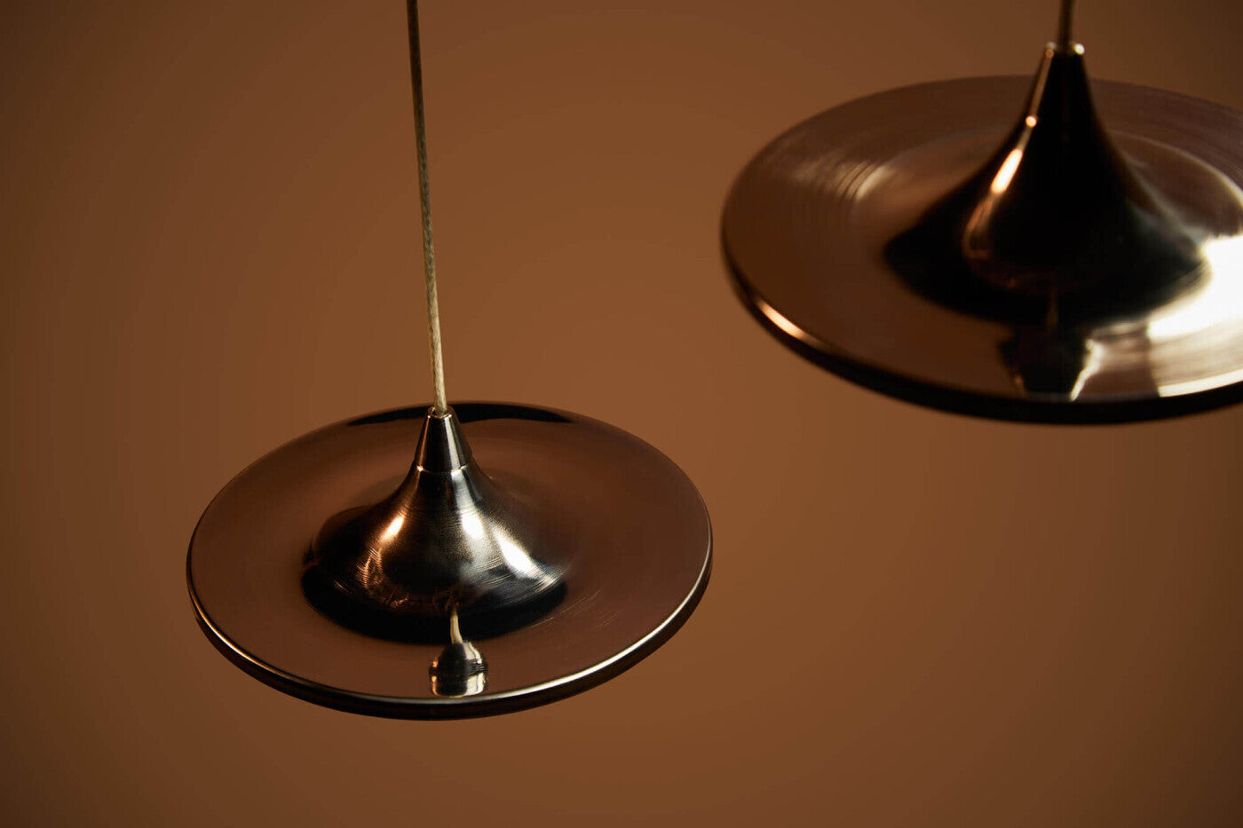 Zestaw lamp wiszących LUNA inox