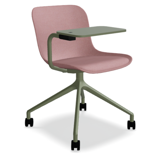 Swivel chair Baltic 2 Classic Aluminum base with wheels to a hard surface