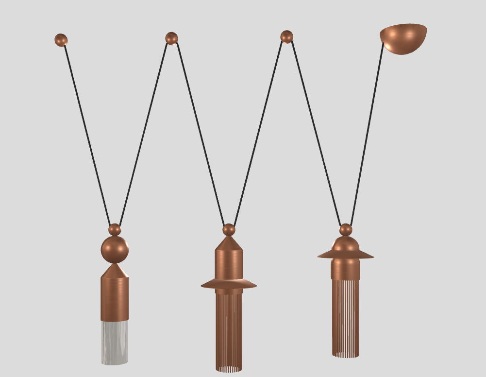 Lampa wisząca NAPPE C3