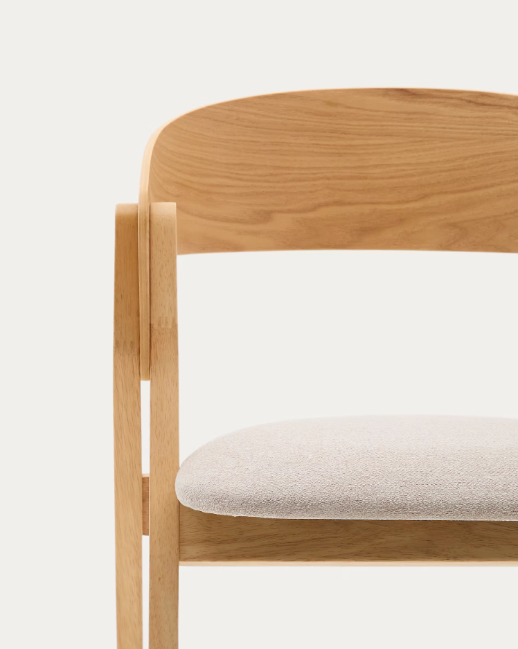 Chair Godia veneer ash with a bright finish