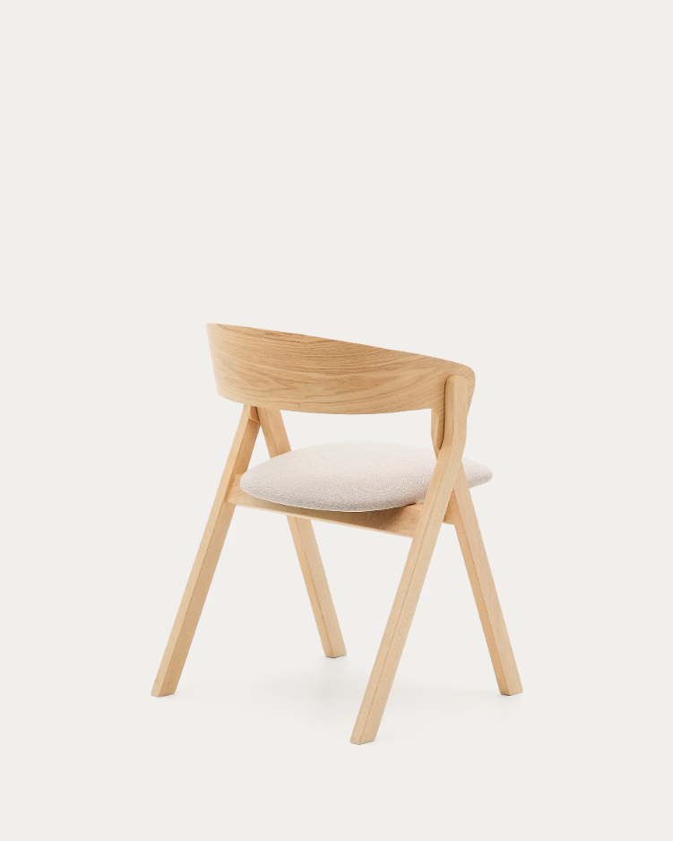 Chair Godia veneer ash with a bright finish