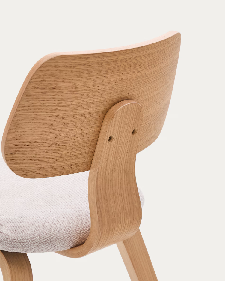 Upholstered chair Gena Oak Veneer