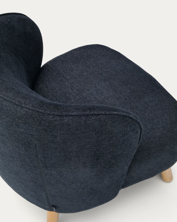 Armchair of the szenyl street blue -gray