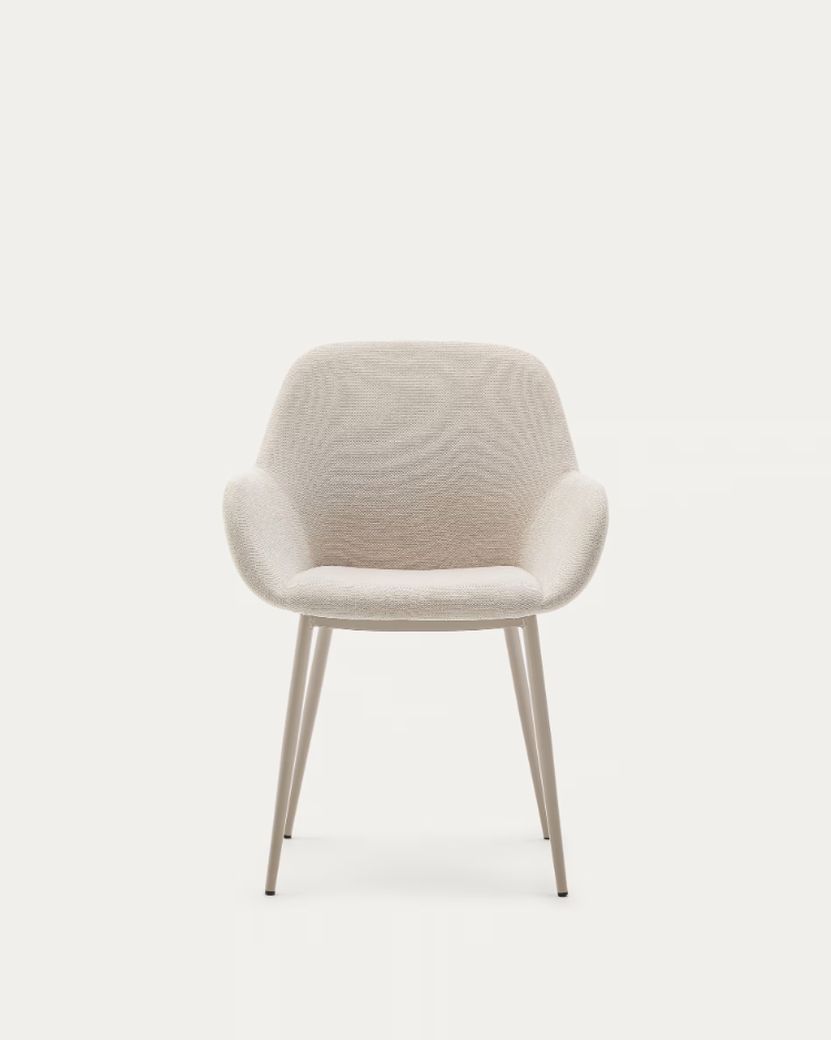 Beige horse chair with a beige base