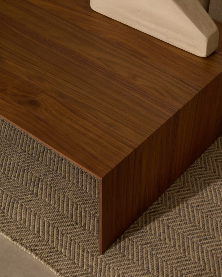 Litto nut veneer coffee table