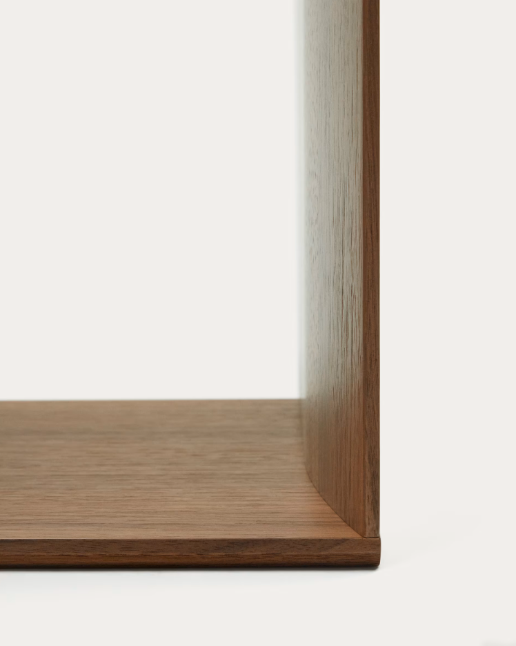 A shelf of 2-modular Litto Walnut Veneer