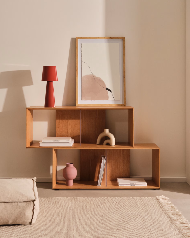 A shelf of 2-modular Litto Oak Veneer