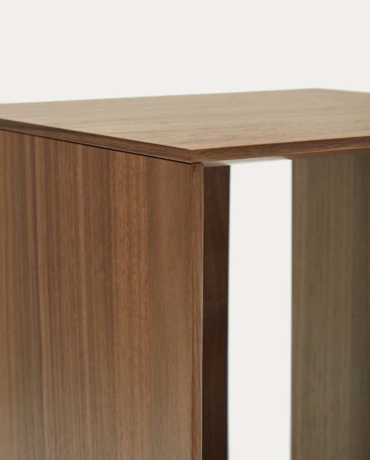 A shelf of 2-modular Litto Walnut Veneer