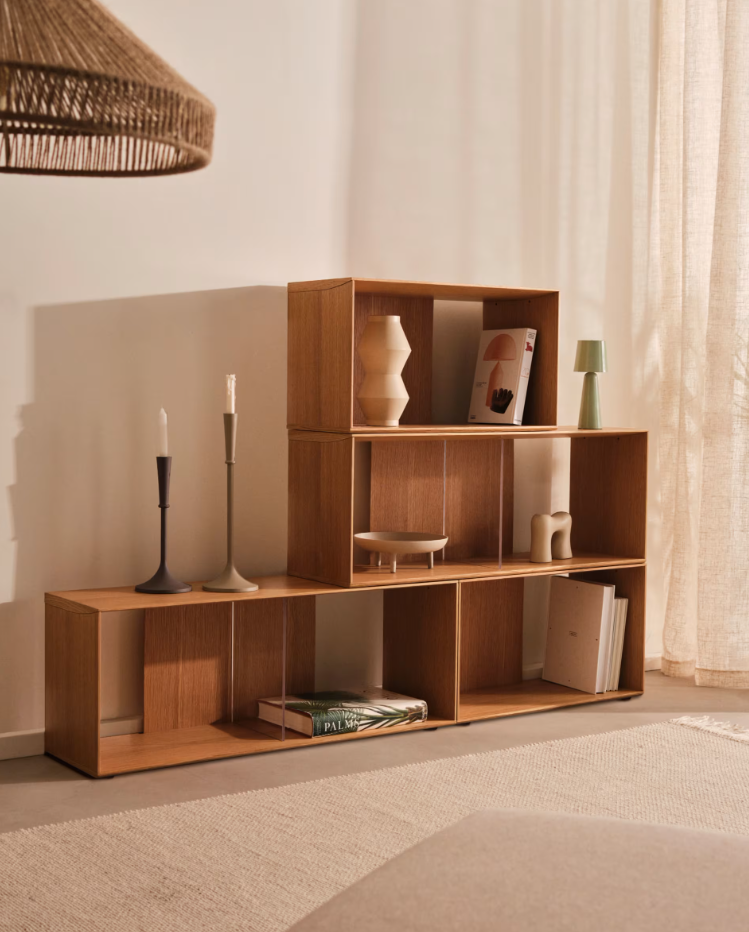 4-Modular Litto oak shelf