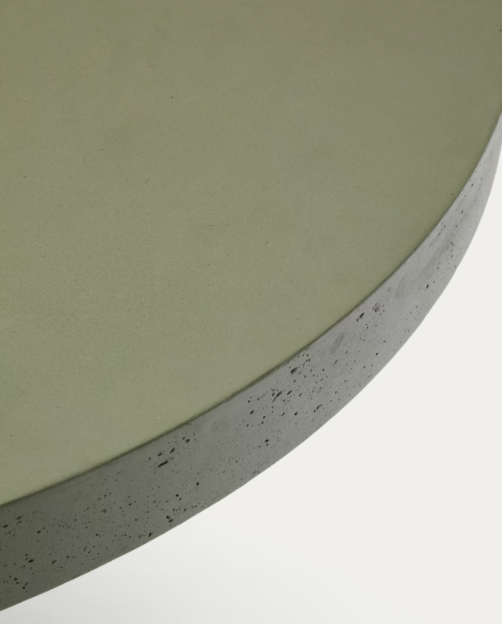 Aigablava garden table green cement