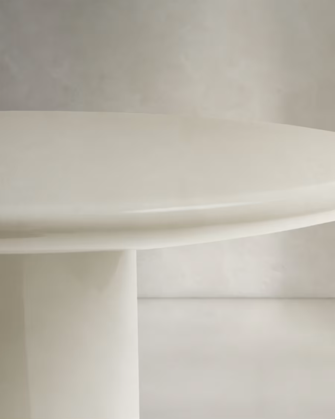 Albanella coffee table white cement