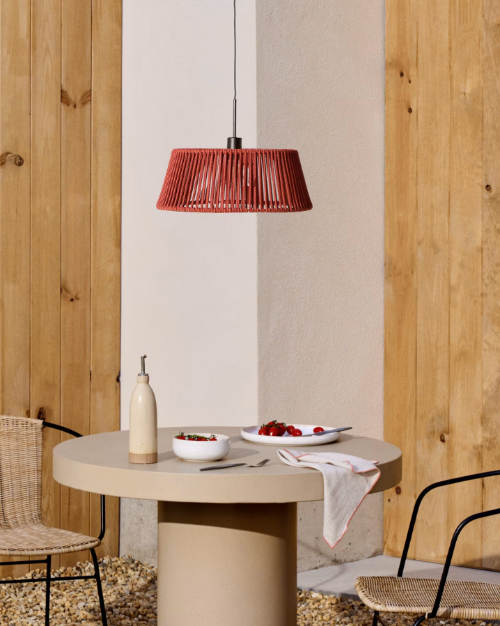 Aldet lampshade in terracotta color [Julia] [Amelia SPR]