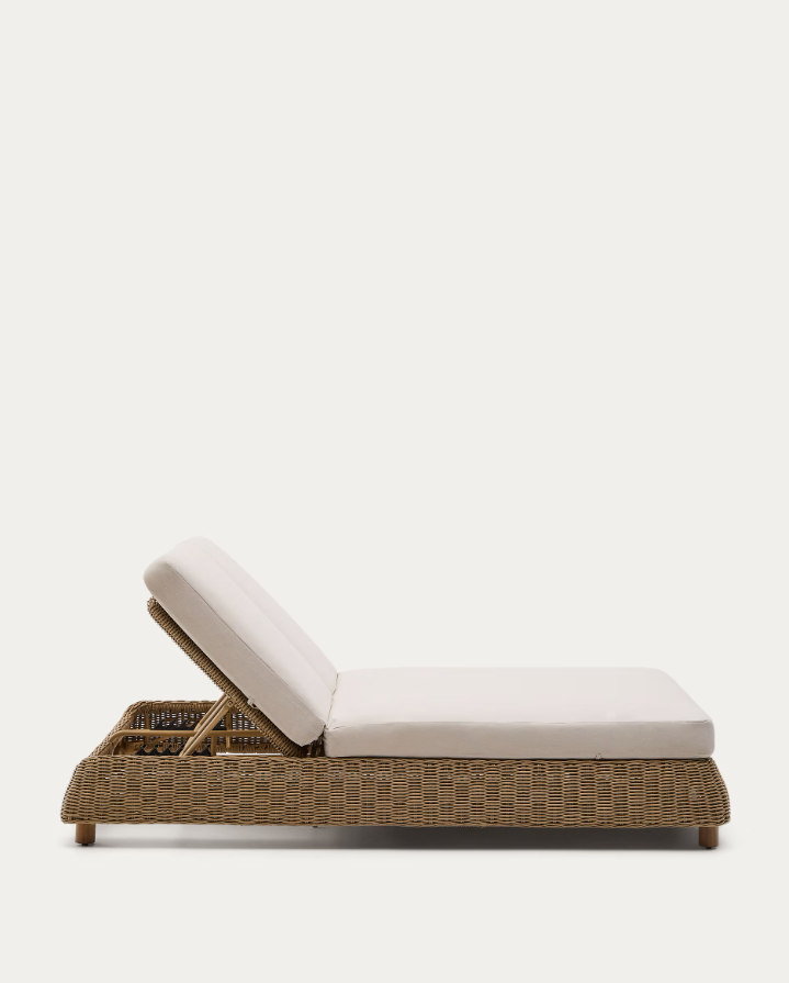 Double deckchair synthetic rattan [Julia] [Amelia SPR]