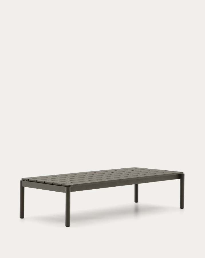 External coffee table Sorells green aluminum