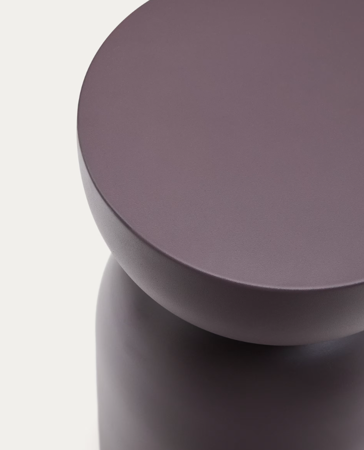 Rachell side table matte violet [Julia]