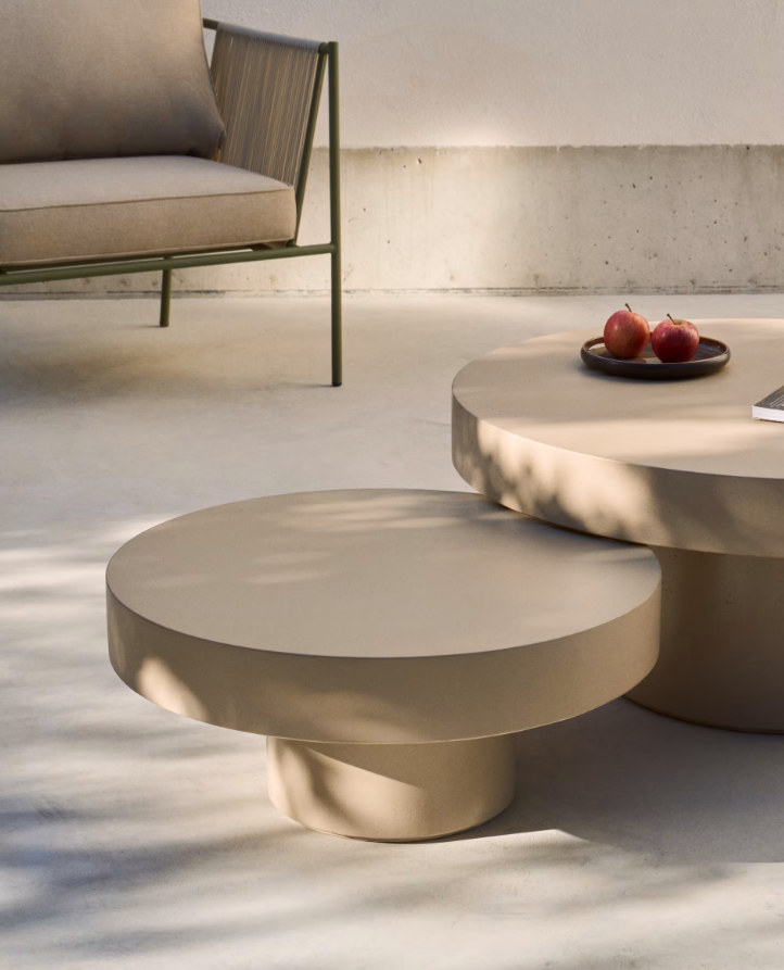 Aigablava coffee table beige cement [Julia]