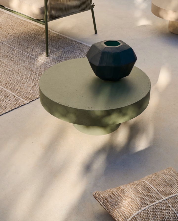 Aigablava coffee table Green Cement [Julia]