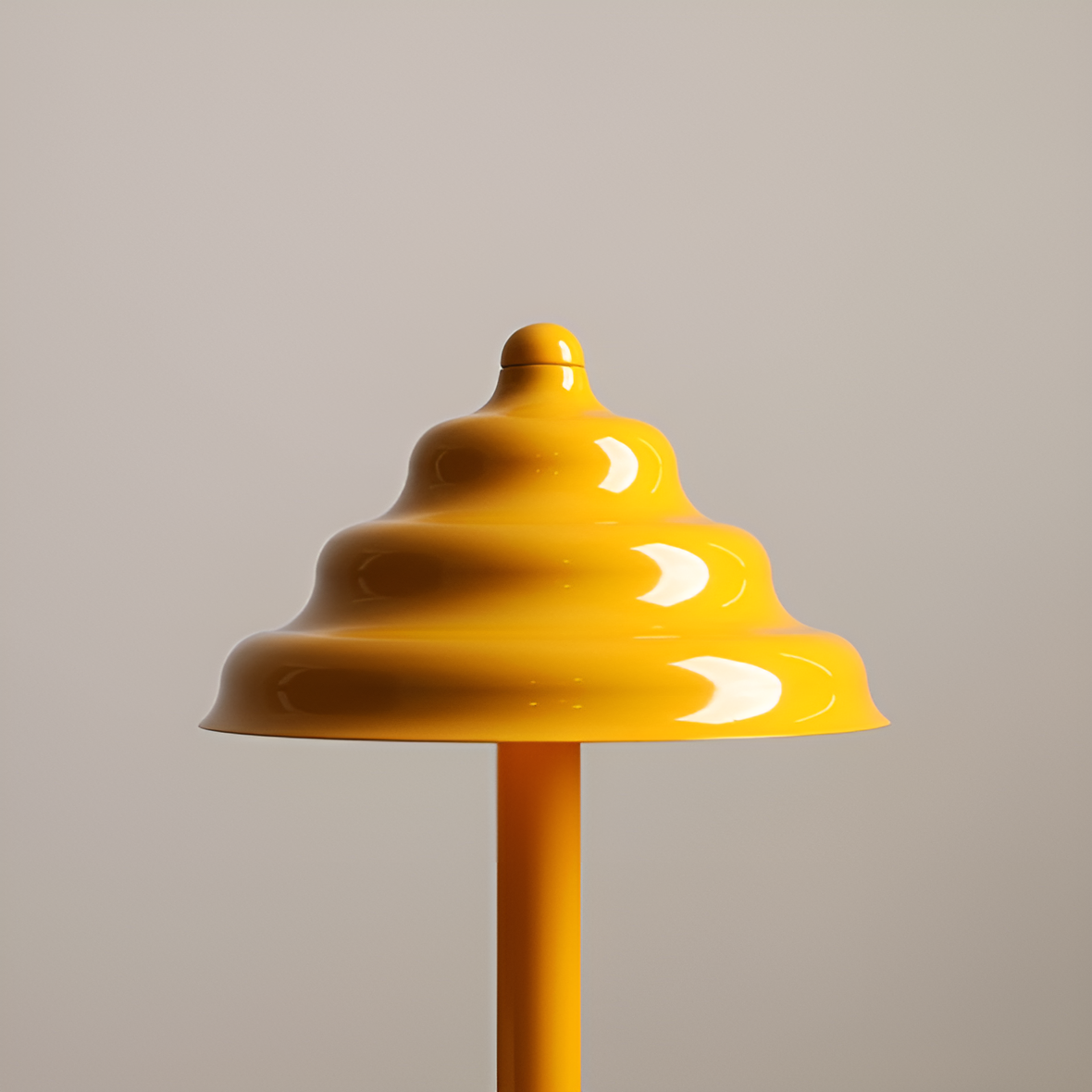 Lampa stołowa FALA żółty
