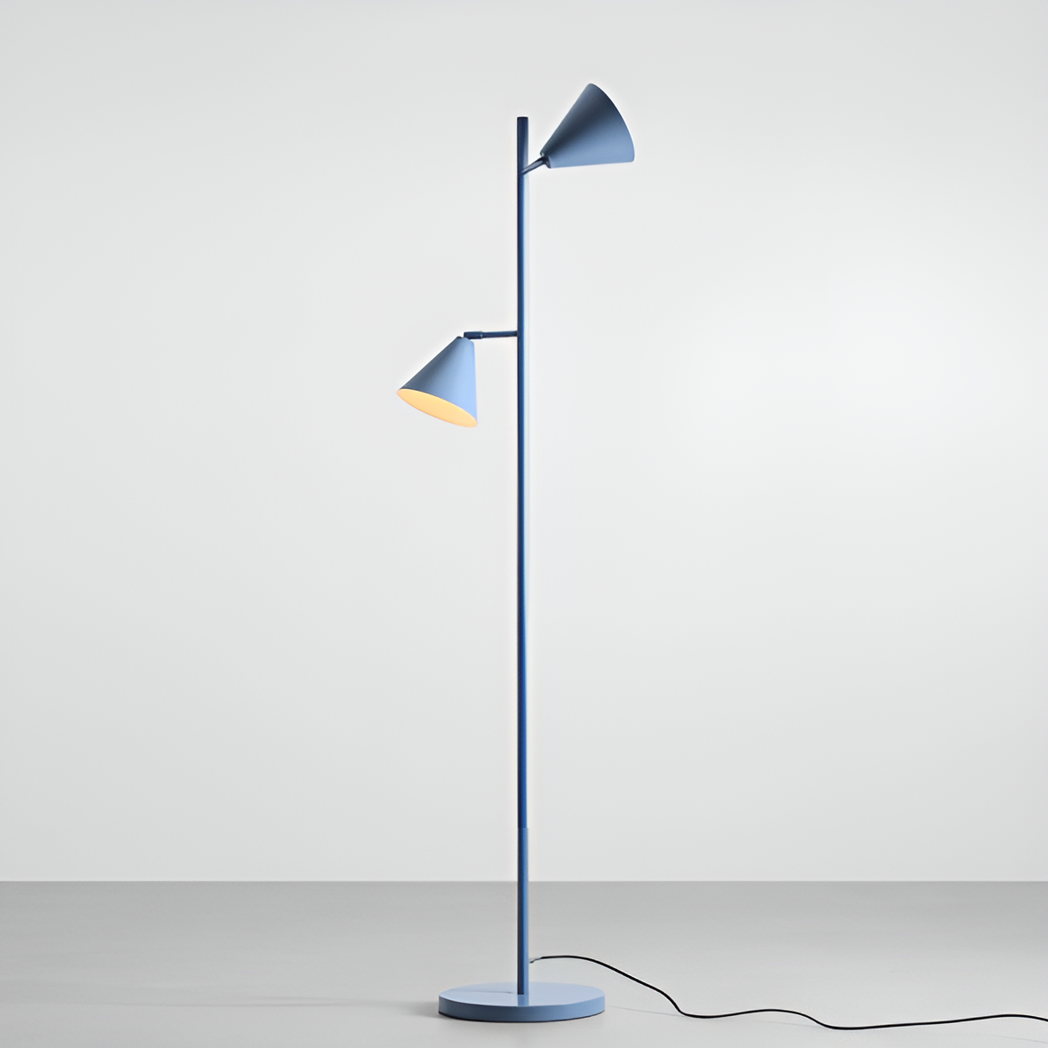 Lampa podłogowa FORM DUO niebieski