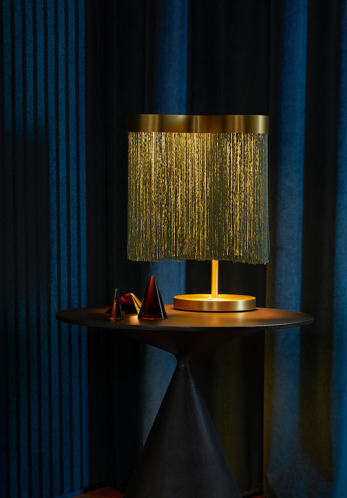 Lampa stołowa ARCIPELAGO niebieski Contardi    Eye on Design