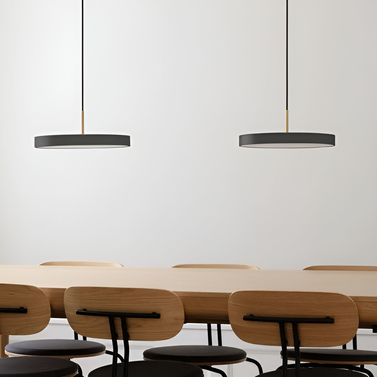 Lampa wisząca ASTERIA PLUS antracytowy ze złotą wstawką