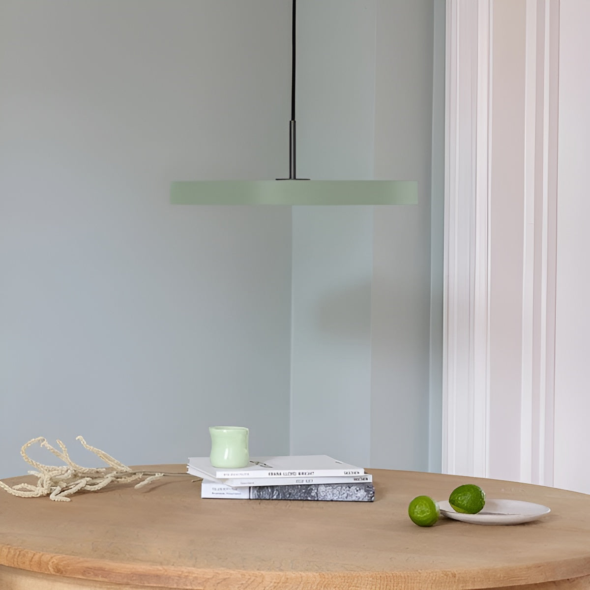 Lampa wisząca ASTERIA PLUS oliwkowy z czarną wstawką
