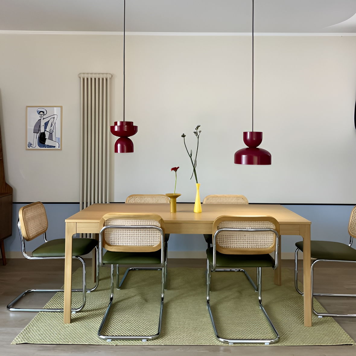 Lampa wisząca ULIA bordowy