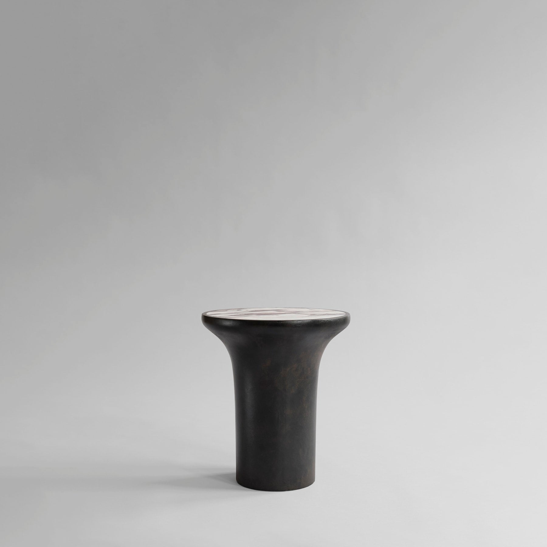 TRUMPET Beistelltisch Beton/Marmor Kaffee [Klaudia] 