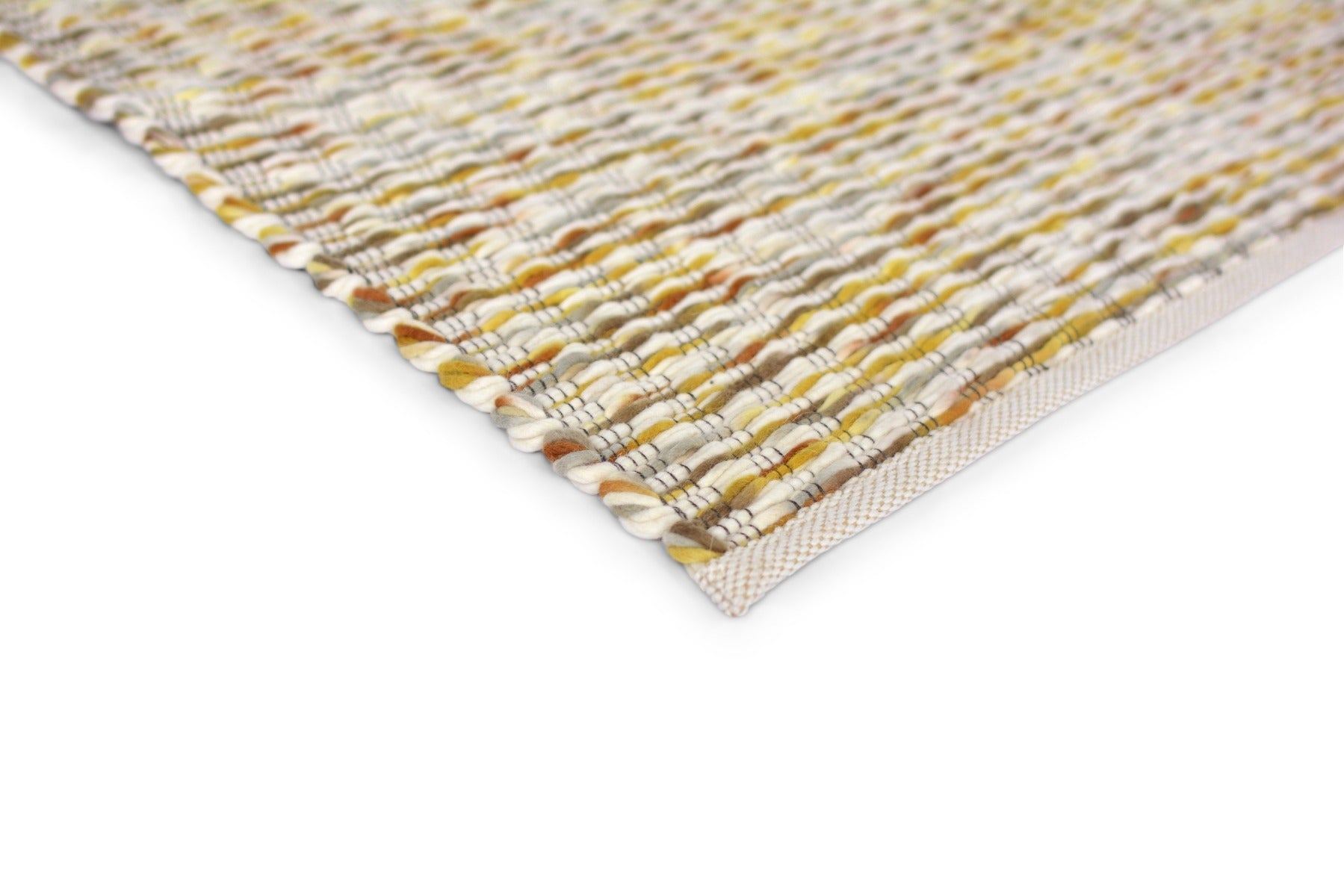 Beige-yellow grain rug