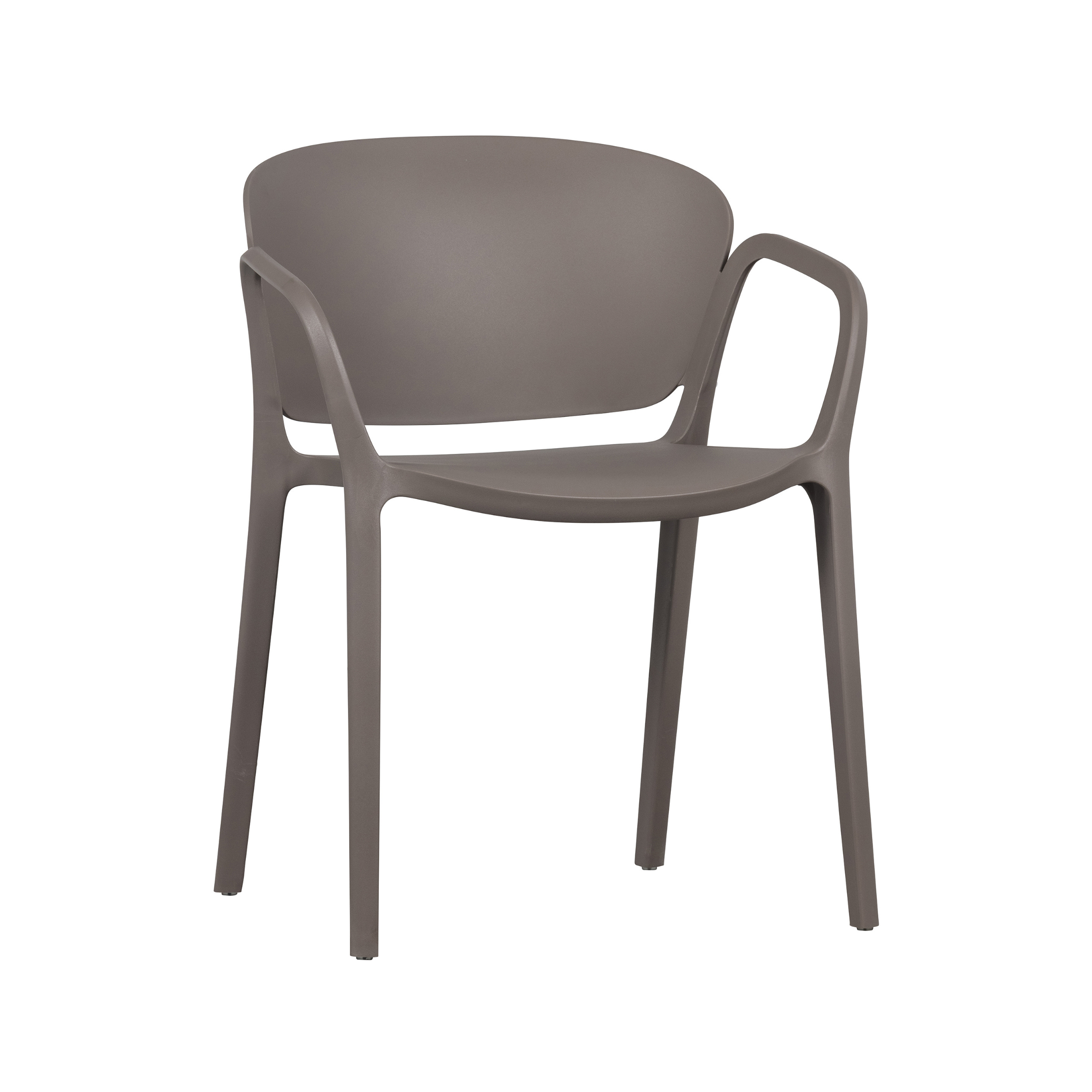 Krzesło BENT ciemnobeżowy Woood    Eye on Design