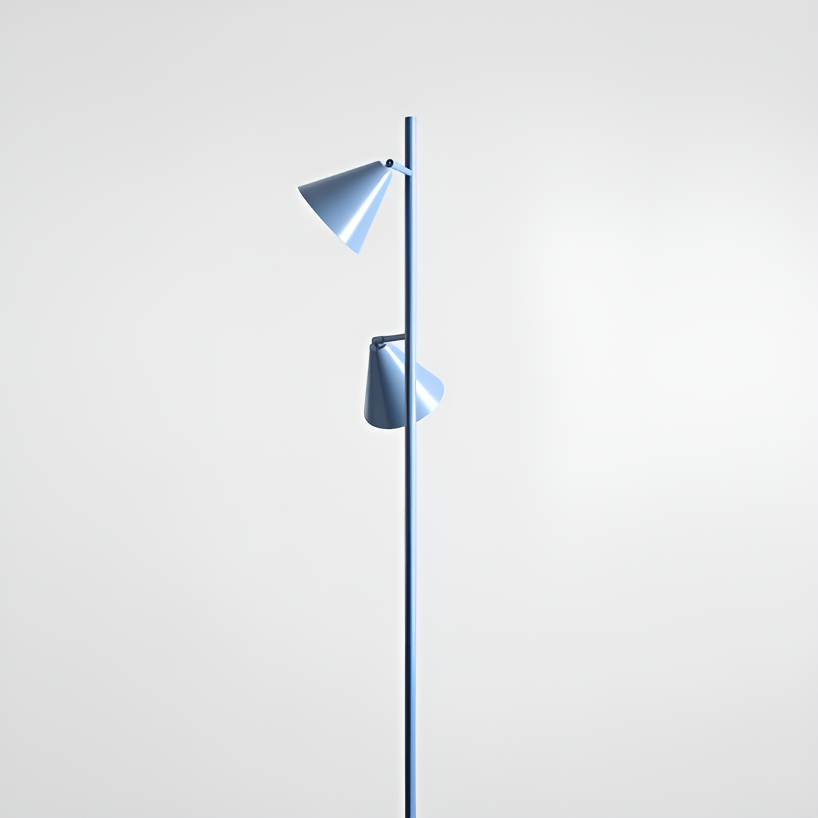 Lampa podłogowa FORM DUO niebieski