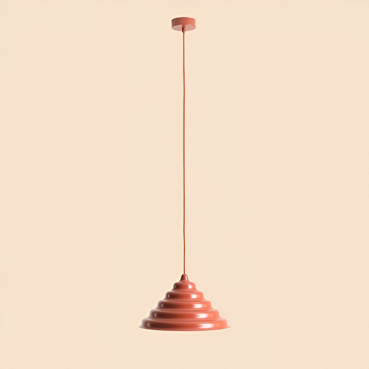 Lampa wisząca FALA ceglany