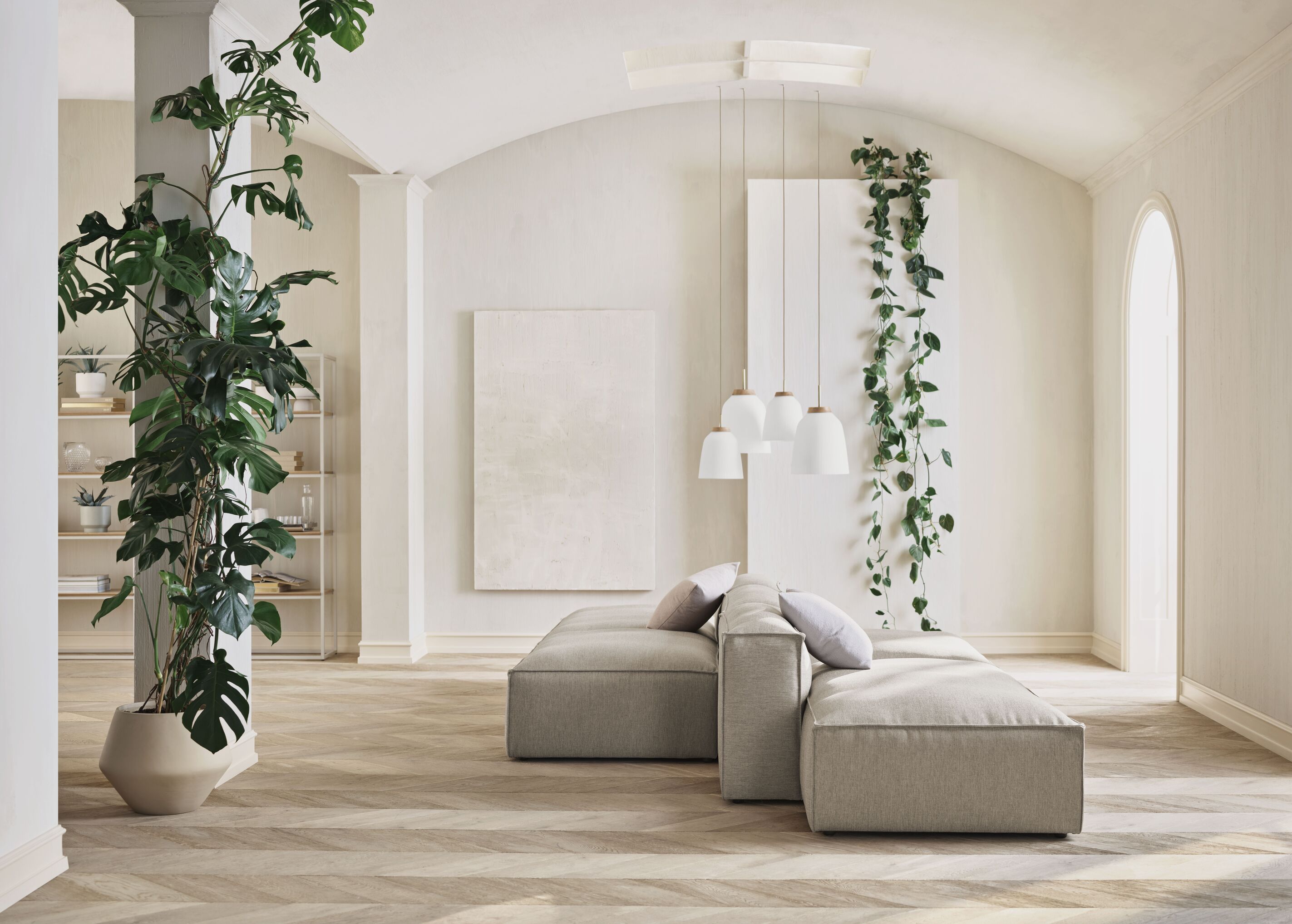 Cosima modulares Sofa - rechts -Handmodul mit einer offenen Seite