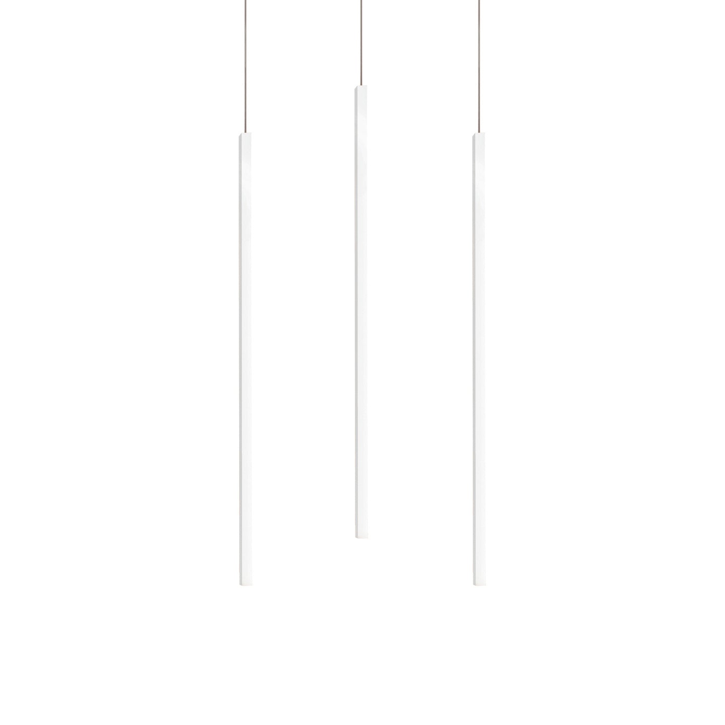 Linescapes vertical white hanging lamp