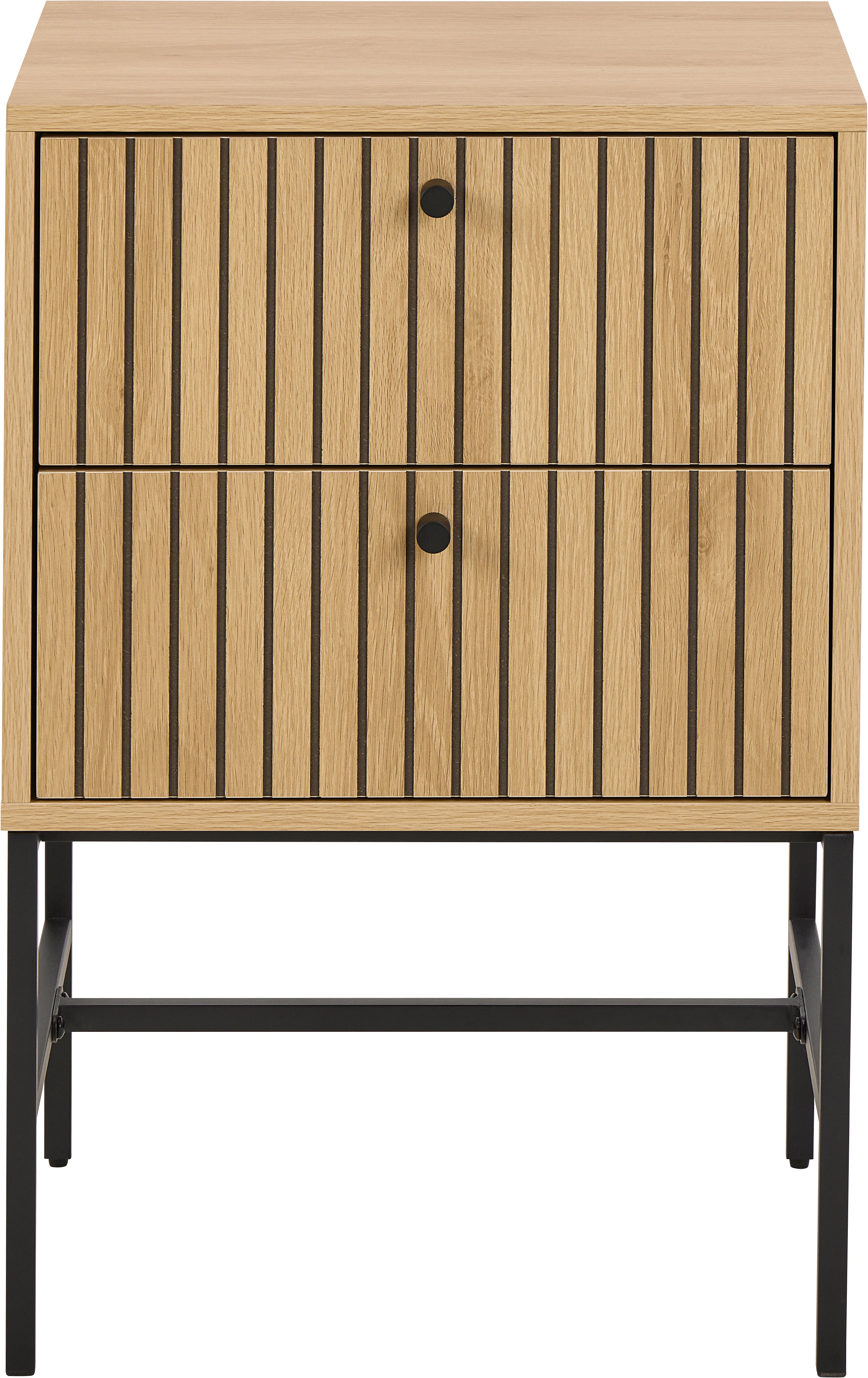 Albana bedside cabinet melamine oak