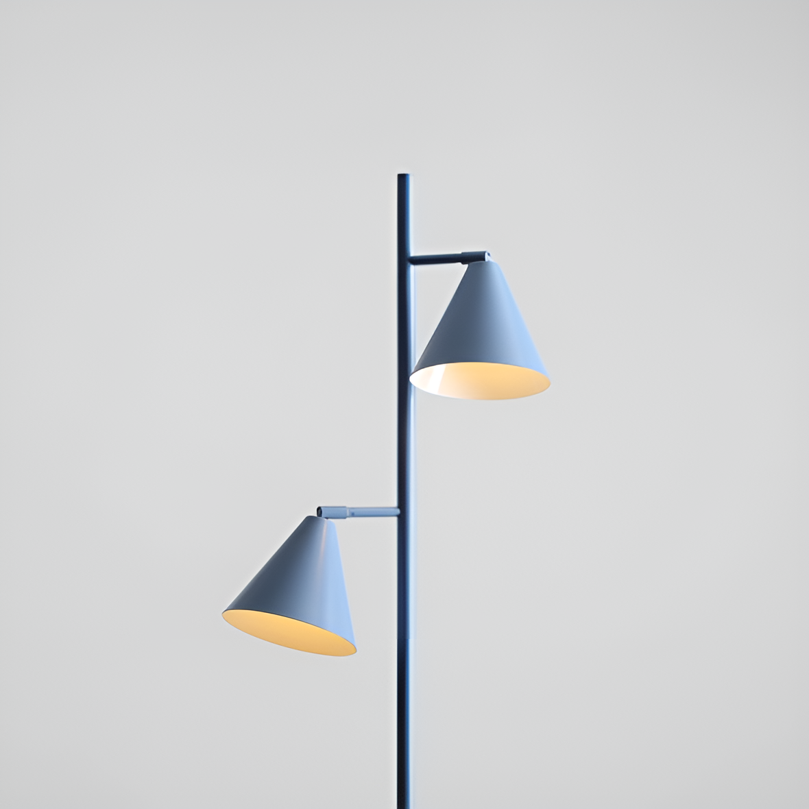 Lampa podłogowa FORM DUO niebieski