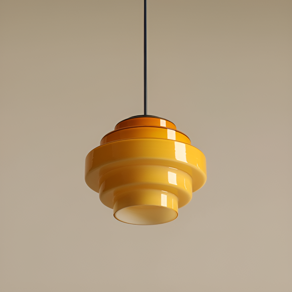 Lampa wisząca FILO miodowy