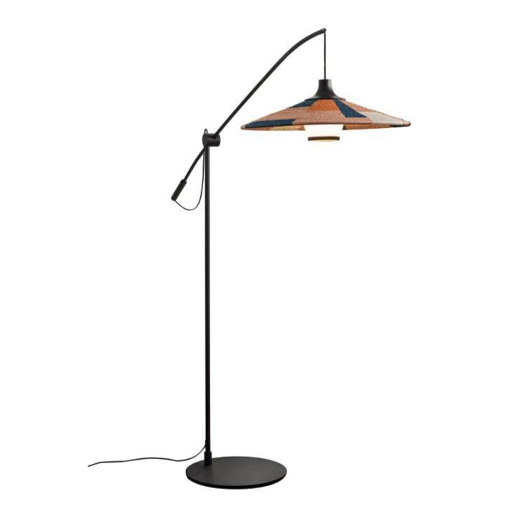 Parrot sandy floor lamp