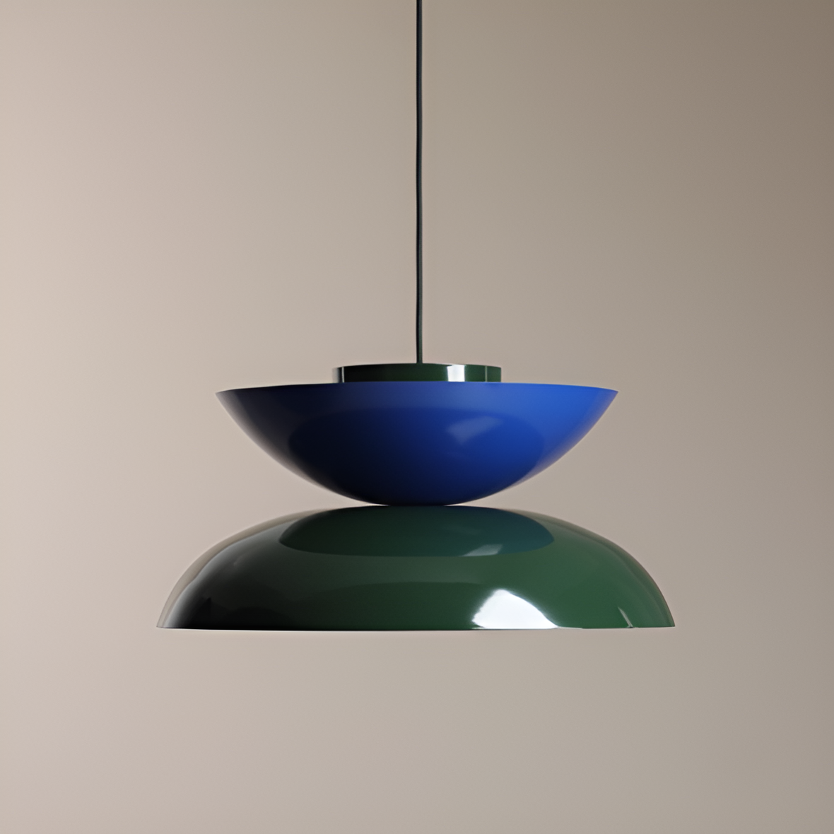 Lampa wisząca MILLO niebieski z zielonym
