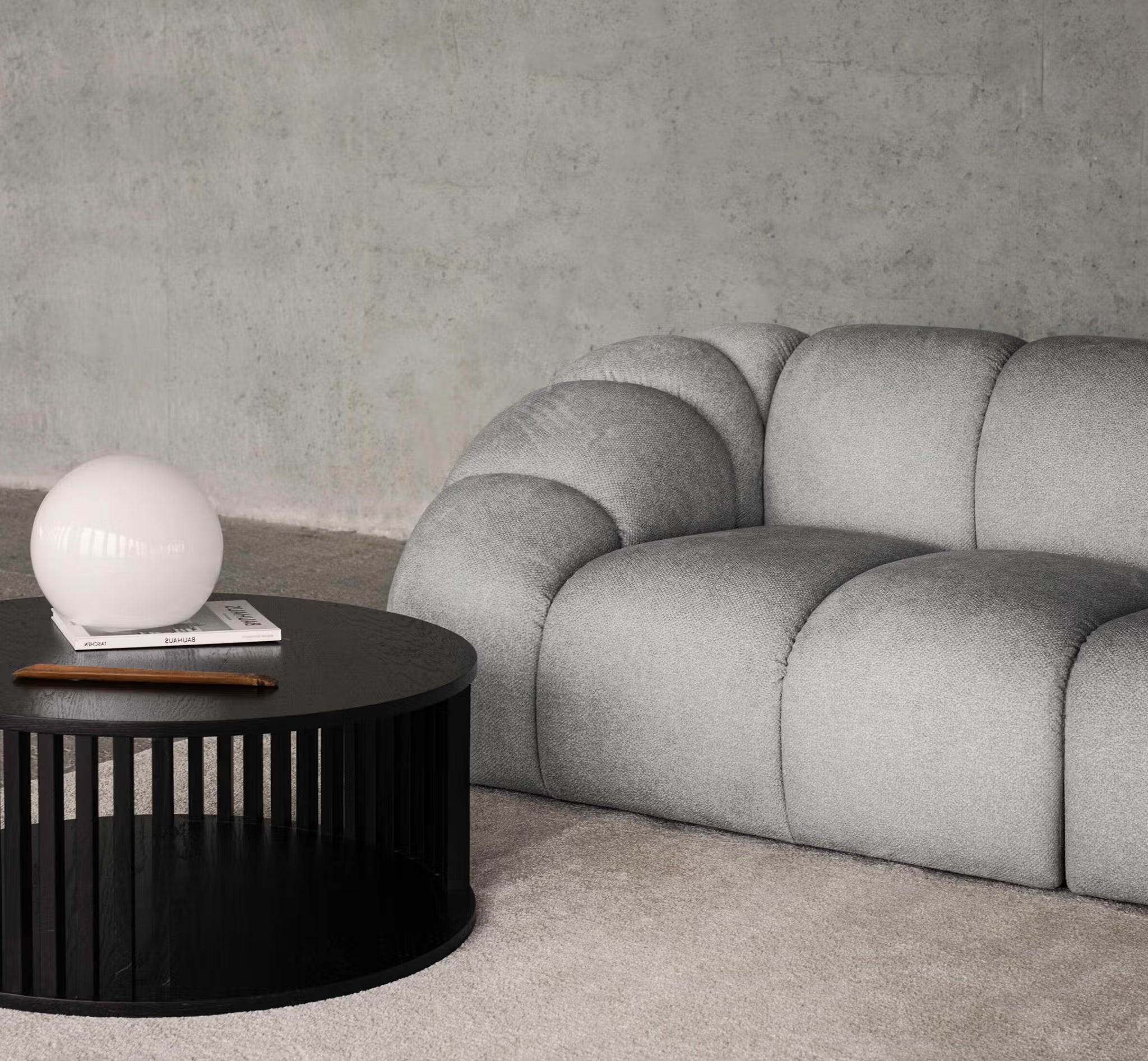 2.5-seater Sofa DIANA silver