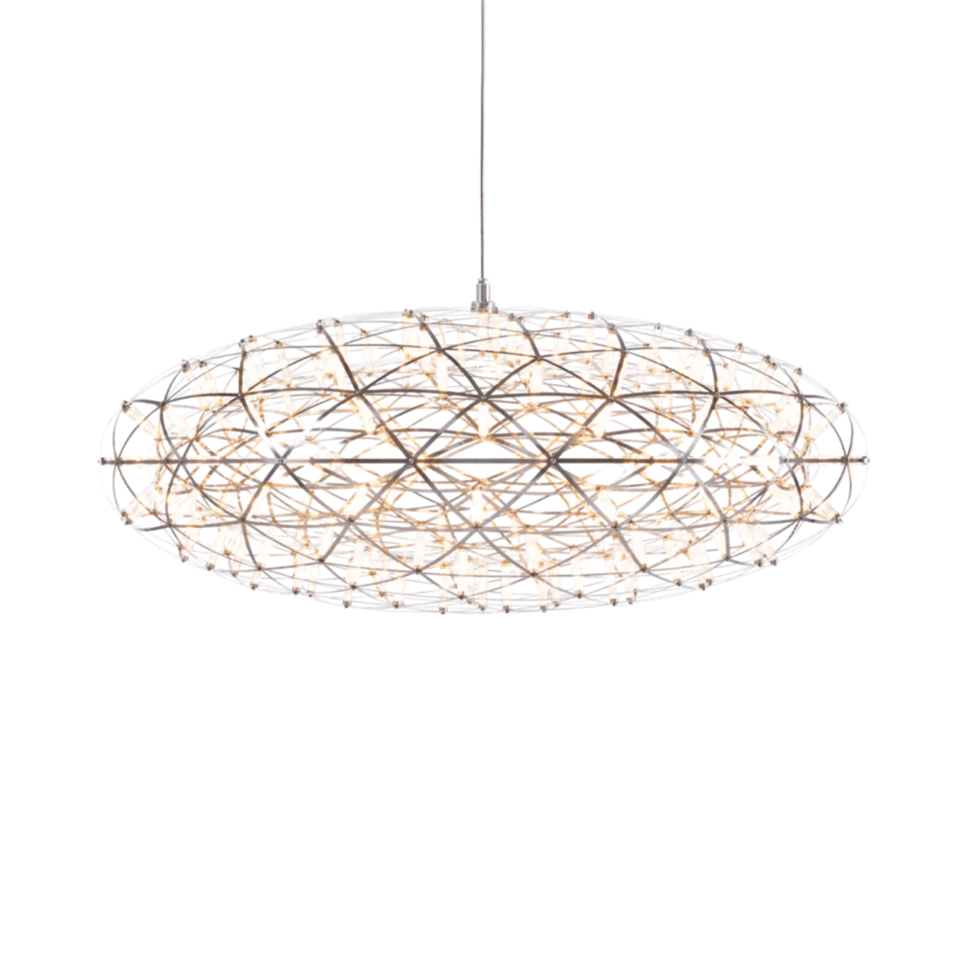 Raimond II chandelier Zafu stainless steel