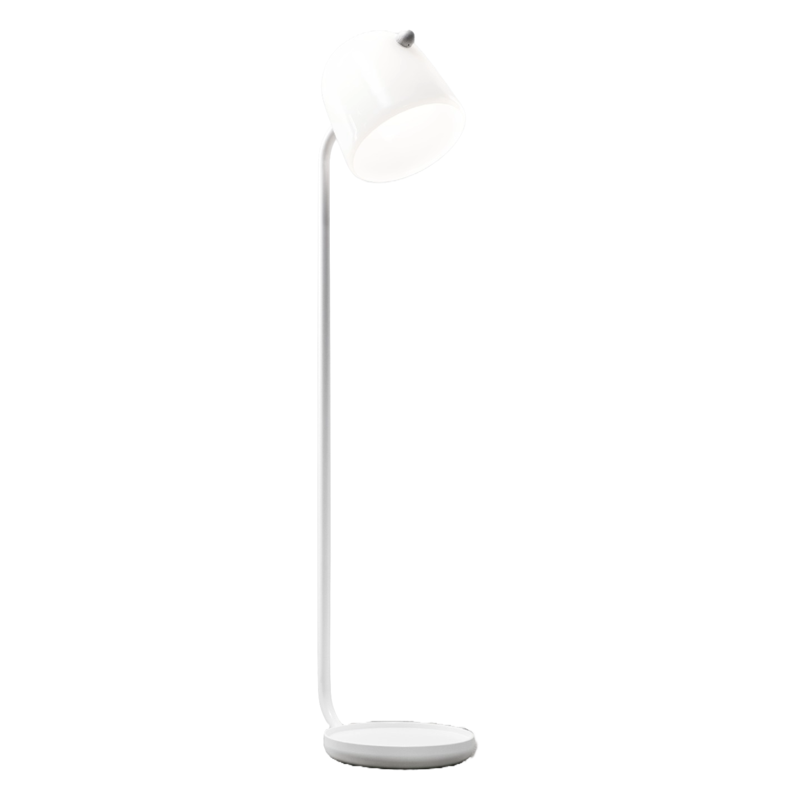 Floor lamp can be white base