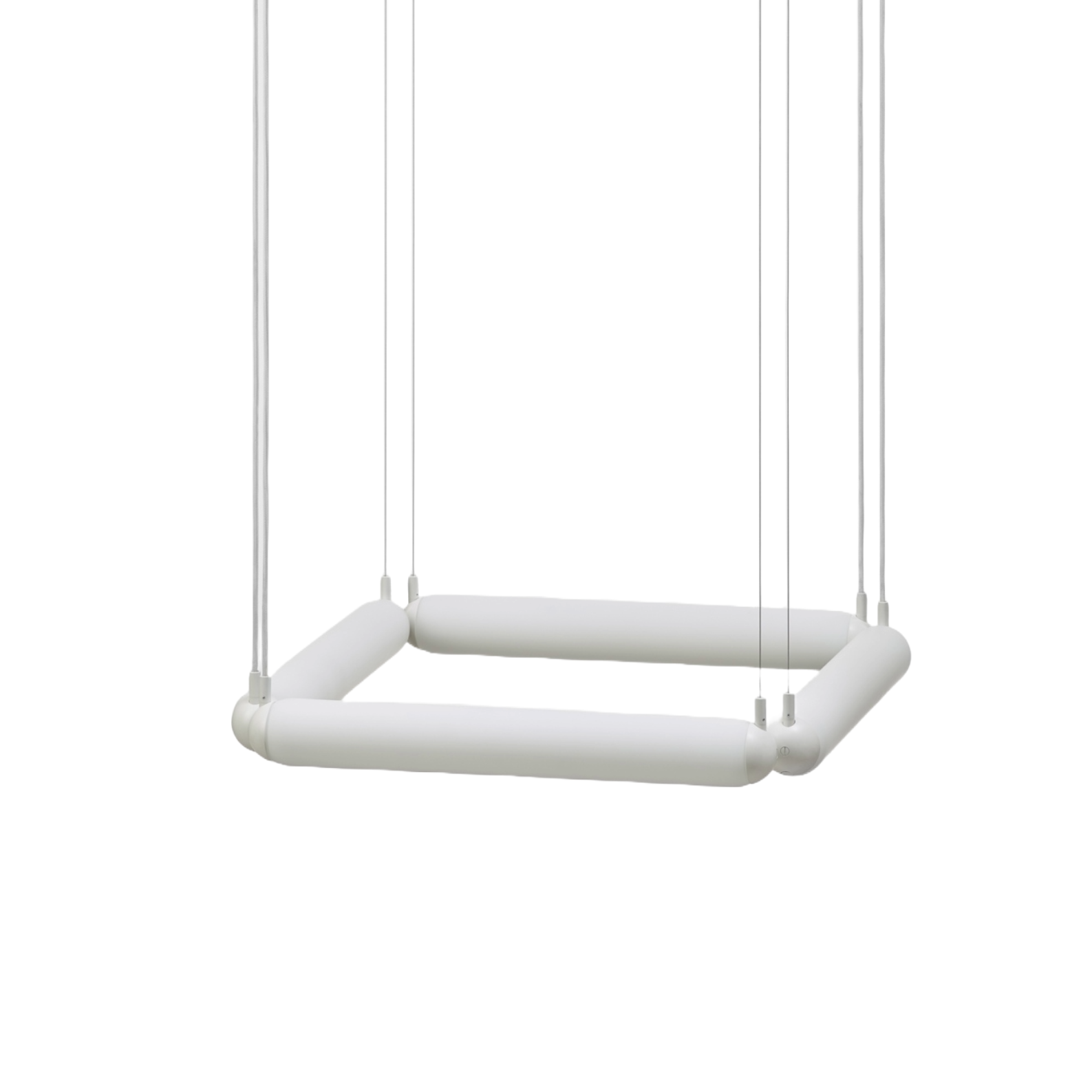 Puro Contour hanging lamp - Square Matte Glass