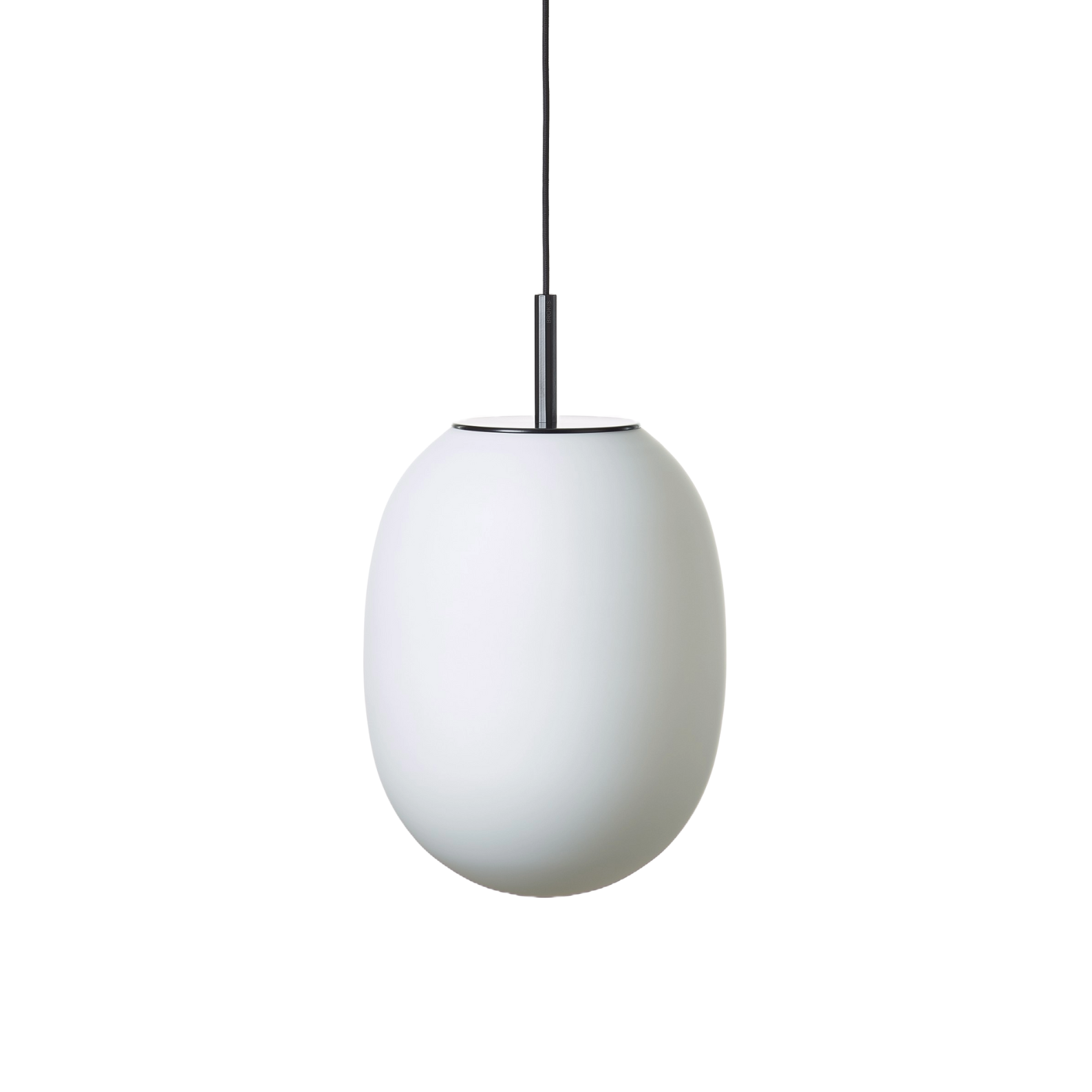 Lampa wisząca SFERA OVAL szkło matowe